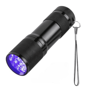 Mini Lanterna UV cu Iluminare ultravioleta autentificarea documentelor si bancnotelor 9cm imagine