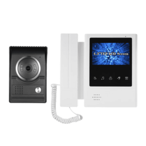 Sistem Interfon Sonerie video Ecran LCD Wireless Alb imagine