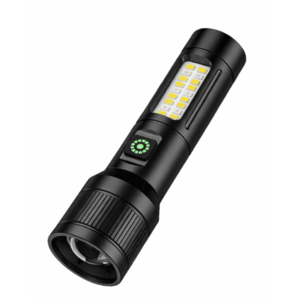 Lanterna multifunctionala LED CB 503A TG cu panou lateral COB si incarcare USB imagine