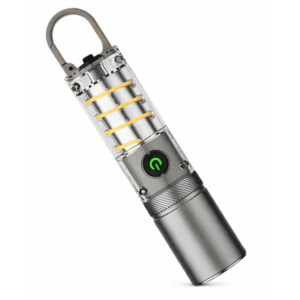 Lanterna LED portabila CB 936 TG telescopica 5 moduri incarcare USB si capac pentru lumina imagine