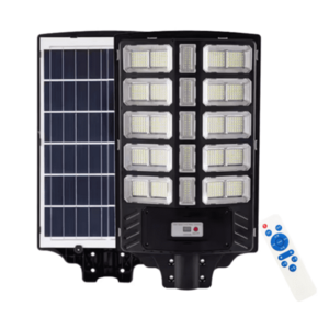 Lampa solara stradala LED 1000W cu 15 casete senzor miscare telecomanda IP67 YH25 imagine