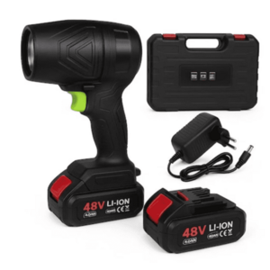 Suflanta aer portabila fara fir 48V cu 2 acumulatori NEAGRA imagine