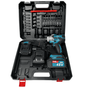 Trusa Pistol Impact 2 acumulatori 48V 4Ah Cuplu 350 Nm si accesorii albastru imagine