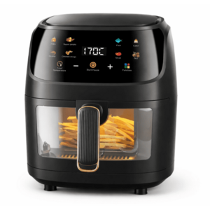 Friteuza fara ulei Air Fryer tip cuptor electric displat digital functie de coacere 8L imagine