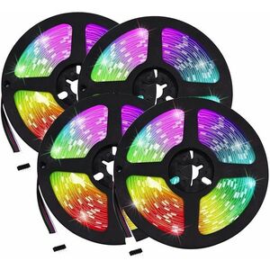 Kit Banda Led Rgb 20 Metri 4x5 Metri cu Telecomanda imagine