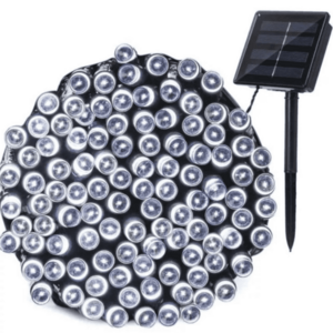 Instalatie solara 1500 16 ALB RECE cu 320 led lungime 12 metri telecomanda imagine