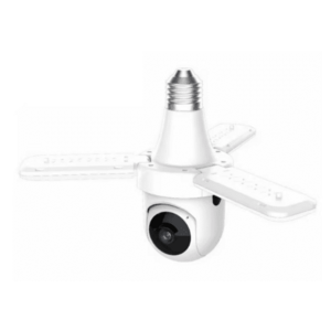 Camera supraveghere tip BEC cu 3 brate LED 3MP HD WiFi PTZ Montaj E27 Monitorizare Interioara pentru Locuinta imagine