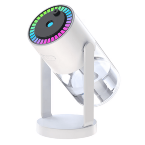 Umidificator auto cu proiectie cer instelat aromaterapie alb capacitate rezervor 280ml imagine