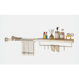 UB Separator telescopic extensibil pentru rafturi de dulap, reglabil 70-120 cm, cu ventuza, pentru compartimentarea dulapului imagine