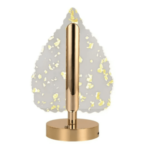 Lampa decorativa in forma de BRAD LED 3 culori Touch dimabil Reincarcabila USB Baza aurie eleganta imagine