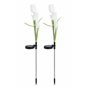 Set 2 lampi solare pentru gradina model LALELE imagine
