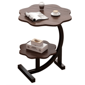 Masuta de cafea laterala cu 2 nivele de blaturi design modern FLOARE imagine