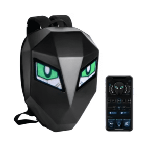 Rucsac modern pentru motociclisti ecran led personalizat rezistent la apa multiple moduri de afisare imagine