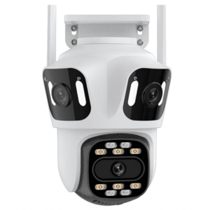 Camera Supraveghere WiFi BT Ultra HD 4 Lentile Unghi Larg Zoom 8X Night Vision Autotracking Audio Bidirectional imagine