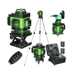 Nivela laser 4D cu 16 linii autonivelare telecomanda lumina verde Trepied imagine