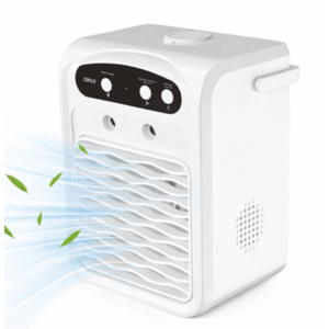 Mini Racitor de aer portabil 3 in 1 ventilator racire bluetooth si umidificator compact si silentios imagine