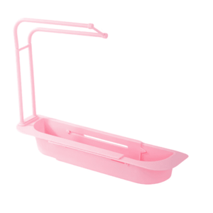 UB Organizator pentru chiuveta bucatarie, suport laveta ROZ imagine