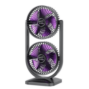 Ventilator de birou dublu portabil si reglabil CH imagine