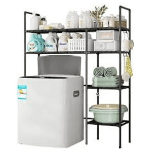 Raft de depozitare pentru masina de spalat si toaleta multifunctional cu 5 straturi 138x106x25 imagine