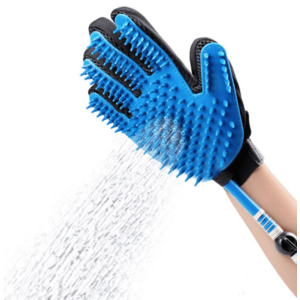 Set Manusa cu furtun pentru spalare si masaj animale imagine