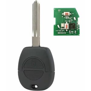 Cheie auto completa cu telecomanda Techstar compatibila cu Nissan Almera, Almera Tino, Micra, Navara, Primera, Serena, Terrano, Vanette, X-Trail, 2 butoane, 433 MHz, P/N 28268-8H700, lama A33 imagine