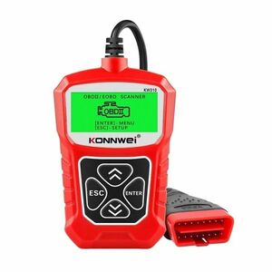 Resigilat Diagnoza OBD2 KONNWEI KW310, Red, Afisare Erori + Descriere, Resetari, Live Data, ELM 327 OBDII imagine