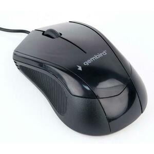 Mouse Gembird MUS-3B-02, 1000 DPI, Optic (Negru) imagine