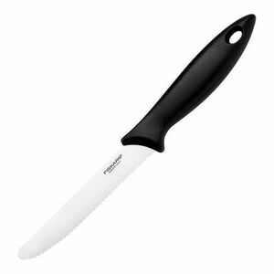 Cutit pentru tomate Fiskars Essential 1065569, 12cm (Negru/Inox) imagine