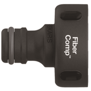 Conector pentru robinet Fiskars FiberComp, filet interior G1inch (Negru) imagine
