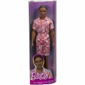 Papusa Barbie Fashionistas - Baiat in salopeta stil hawaian si sandale verzi imagine