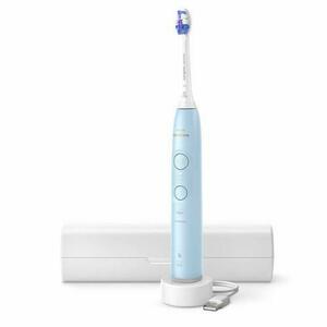Periuta de dinti electrica Philips Sonicare Seria 6100 HX7406/02, 3 viteze, 62.000 miscari/minut, Indicator luminos (Albastru) imagine