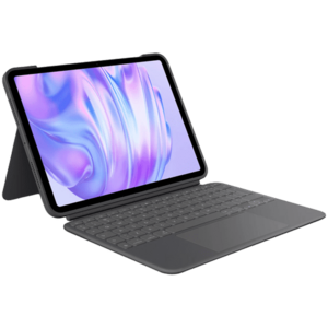Husa cu tastatura Logitech Combo Touch pentru Apple iPad Pro 11-inch (M4), Layout US International (Gri) imagine