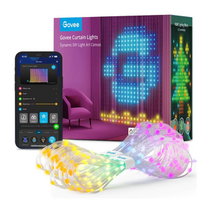 Perdea cu lumini Govee H70B1 Curtain Lights, Wi-Fi, Bluetooth, 25W, 1.5 X 2m imagine