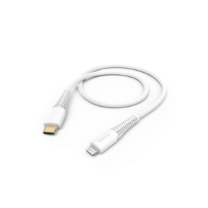Cablu incarcare Hama 201603, USB Type-C - Lightning, 1.5 m (Alb) imagine