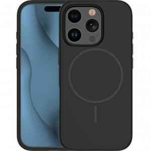 Husa MagSafe pentru Apple iPhone 14 Pro, OEM, Silicone Thin, Neagra imagine