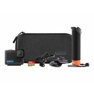 Camera video de actiune GoPro HERO 4K Specialty Bundle, 4K 30 fps, 12MP, Ecran LCD 1.76inch, Stabilizare HyperSmooth, Wi-Fi, Bluetooth, Card 64GB, Waterproof 5m (Negru) imagine