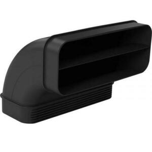 Canal plat 90 grade vertical BOSCH HEZ9VDSB2 - 17005034, Dimensiune L, cot vertical pentru tubulatura rectangulara tip tata imagine