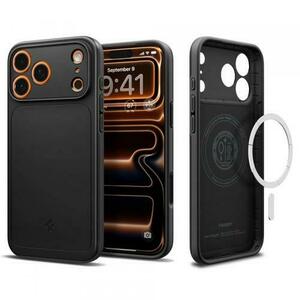 Husa MagSafe pentru Apple iPhone 17 Pro, Spigen, Thin Fit, Neagra imagine
