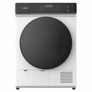 Uscator de rufe cu pompa de caldura Samus SWDP-918, 9 kg, 18 programe, Clasa E (Alb) imagine