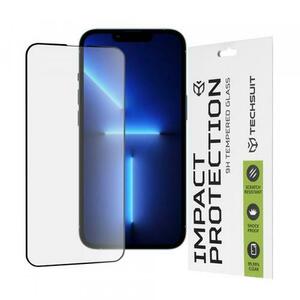Folie de protectie Ecran Techsuit pentru Apple iPhone 14 Plus / 13 Pro Max, Sticla Securizata, Full Glue, 111D imagine