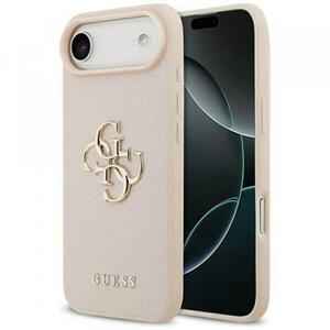 Husa pentru Apple iPhone Air, Guess, 4G Grained Big and Classic Logo, Roz imagine