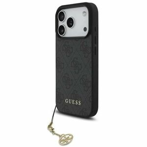 Husa Protectie Spate Guess 4G Charm Tone on Tone pentru Apple iPhone 17 Pro (Gri) imagine