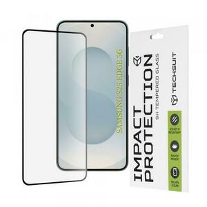 Folie de protectie Ecran Techsuit pentru Samsung Galaxy S25 Edge S937, Sticla Securizata, Full Glue, 111D imagine