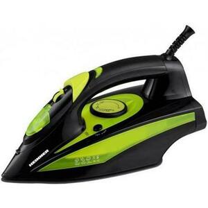 Fier de calcat Heinner XI-6060-GR, Talpa ceramica, 2400W (Negru-Verde) imagine