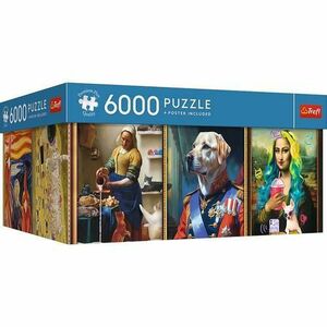 Puzzle Trefl Premium Plus Colectie de Arta Distractiva cu poster inclus, 6000 de piese imagine