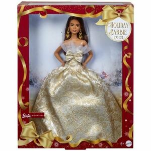 Papusa Barbie Signature 2025 Holiday, 32 cm imagine