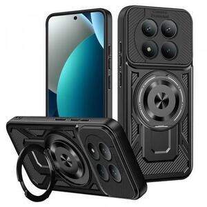 Husa pentru Xiaomi Redmi Note 15 Pro 4G, Techsuit, RuggedCam, Negru imagine