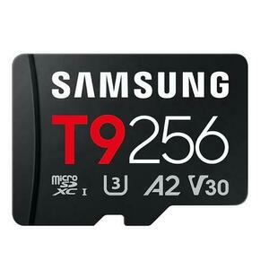 Card de memorie SAMSUNG T9 MB-MH256T/WW, 256GB, microSDXC, UHS-I U3, A2, V30 imagine