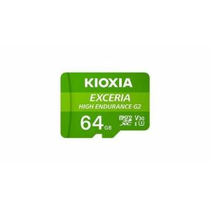 Card de memorie Kioxia Exceria High Endurance G2, 64GB, microSDXC, V30, UHS-I U3 imagine