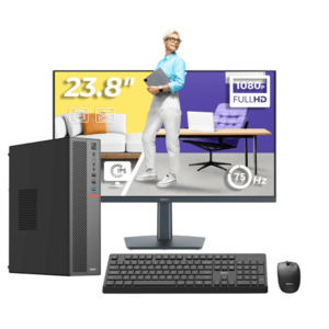Calculator PC Business Ready OptimX T5 SFF cu procesor Intel Core i5-9500T, 16GB DDR4, 512GB SSD, Win11 Pro și Monitor 24inch FHD, IPS, LED + kit tastatura si mouse Pro KM500 cu fir imagine